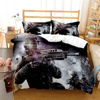 Black Bedding Set Call Of Duty Bedding Set Boy Bedroom Bed Linen D546 - Lusy Store