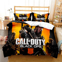 Black Bedding Set Call Of Duty Bedding Set Boy Bedroom Bed Linen D546 - Lusy Store