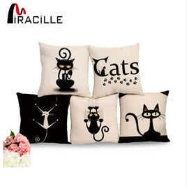 Black Climbing Cat Pillowcase - Lusy Store