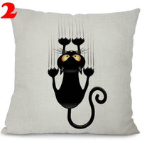 Black Climbing Cat Pillowcase - Lusy Store