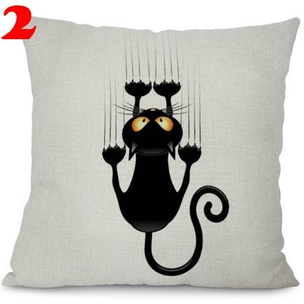 Black Climbing Cat Pillowcase - Lusy Store
