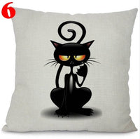 Black Climbing Cat Pillowcase - Lusy Store