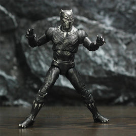 Black Panther Action Figure King Of Wakanda Legends Vibranium Shield Avenger Endgame Toys Doll Model - Lusy Store