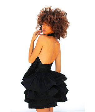 Black Prom Dress Evening Dresses A-Line Open Back Sleeveless Formal Women D416 - Lusy Store