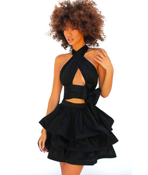 Black Prom Dress Evening Dresses A-Line Open Back Sleeveless Formal Women D416 - Lusy Store