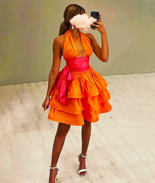 Black Prom Dress Evening Dresses A-Line Open Back Sleeveless Formal Women D416 - Lusy Store