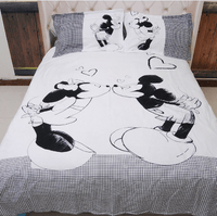 Black White Mickey Mouse Bedding Set - Lusy Store