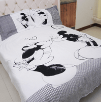 Black White Mickey Mouse Bedding Set - Lusy Store