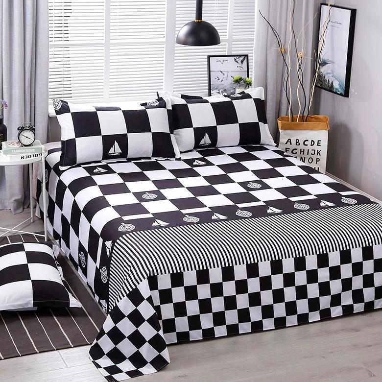 Black White Plaid Brief Pattern Bedding Sets Duvet Cover Bed Sheet Kids Bedding Sets Twin/Full/Queen/King Size - Lusy Store