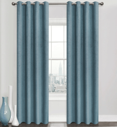 Blackout Curtains For Kitchen Bedroom Window Curtains Treatment Solid Water Proof - Lusy Store