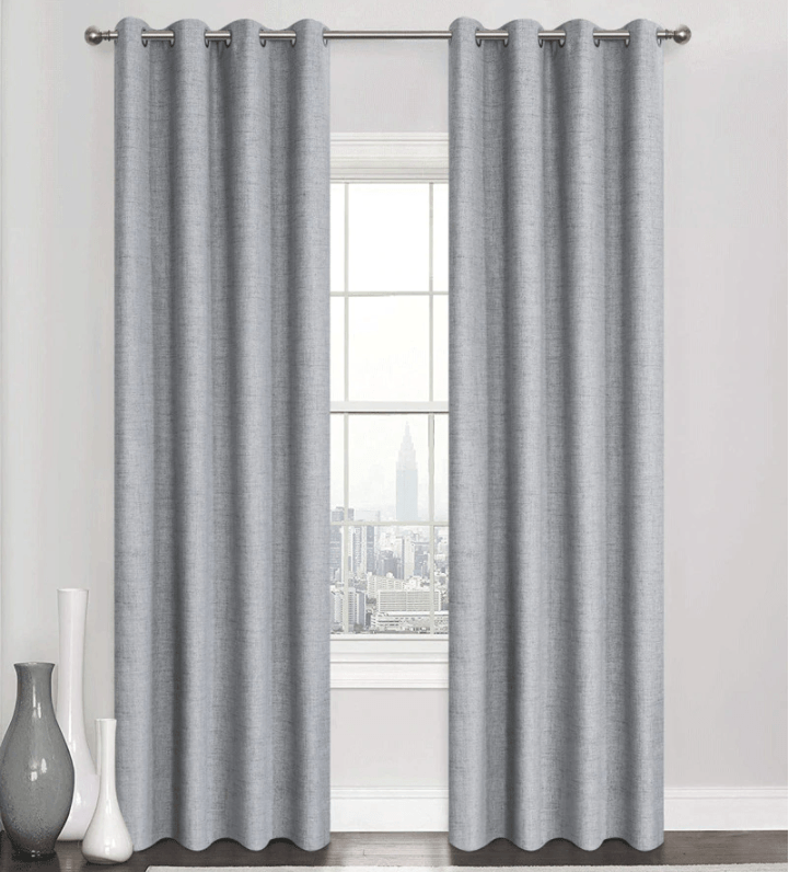 Blackout Curtains For Kitchen Bedroom Window Curtains Treatment Solid Water Proof - Lusy Store