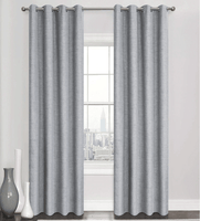 Blackout Curtains For Kitchen Bedroom Window Curtains Treatment Solid Water Proof - Lusy Store
