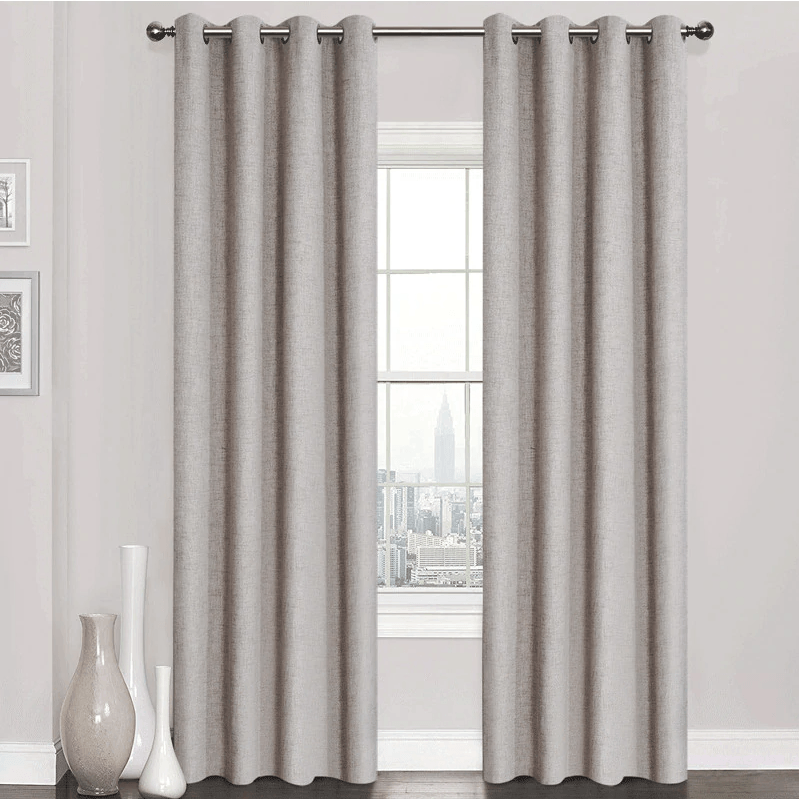 Blackout Curtains For Kitchen Bedroom Window Curtains Treatment Solid Water Proof - Lusy Store