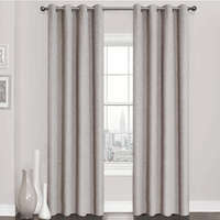 Blackout Curtains For Kitchen Bedroom Window Curtains Treatment Solid Water Proof - Lusy Store