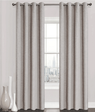 Blackout Curtains For Kitchen Bedroom Window Curtains Treatment Solid Water Proof - Lusy Store