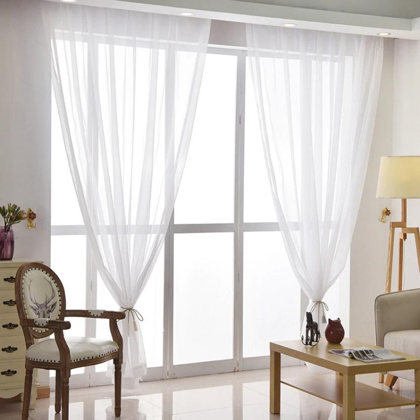 Blackout Curtains Silver Stripe Curtain For Living Room Bedroom - Lusy Store