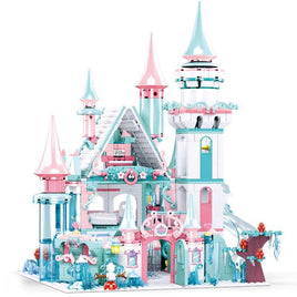 Block Castle 1314pcs Snow World Series Building Blocks Bricks Toys Girls 1314 pcs
