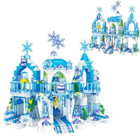 Block Castle 731 Pcs Princess Series Castle Building Blocks Educational Toys For Children 463 pcs + doll