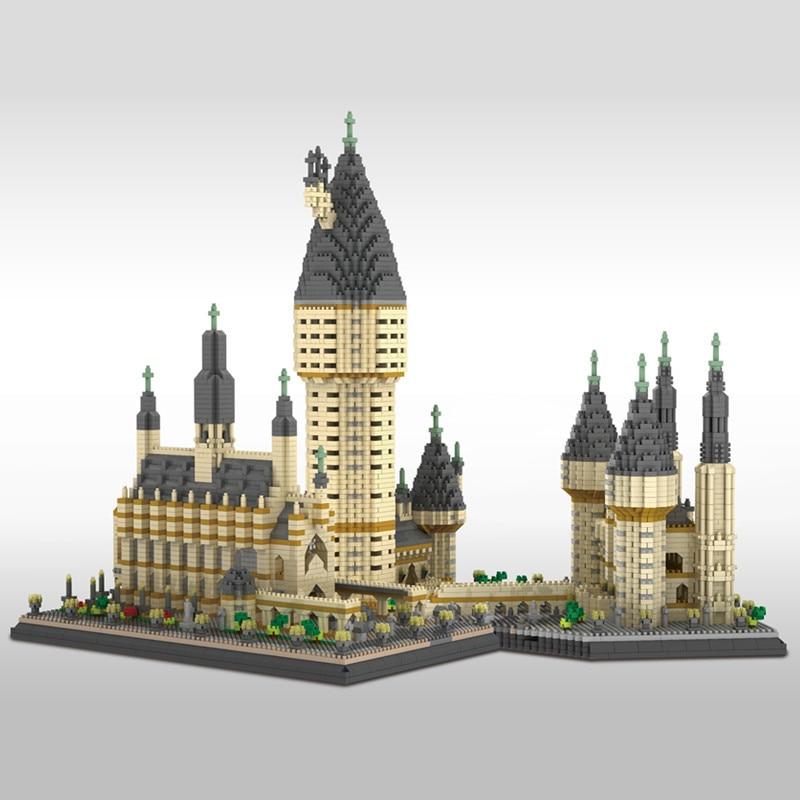Block Castle 7750pcs Harry Potter Magic School Castle Model Blocks Building Block Educational Toys Christmas - Lusy Store