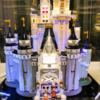 Block Castle Building Blocks Bricks Compatible With Lego Disneys Castle Toys Gifts For Children Castle with light