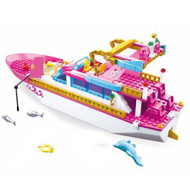 Block Castle City House Big Garden Villa Castle Building Blocks Sets Educational Toys For Girls 212 pcs