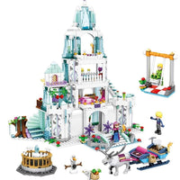 Block Castle Friends Ice Princess Elsas Castle Building Block Brick Toys for Girls 767pcs