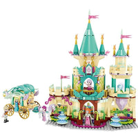 Block Castle Friends Ice Princess Elsas Castle Building Block Brick Toys for Girls 903pcs