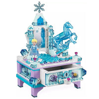 Block Castle Lepining Blocks Series Jewellery Ice Castle Snow Figures Toys For Girl BLS with box