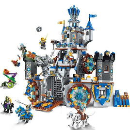 Block Castle Lepining Building Block War Of Glory Castle Knights The Battle 1541pcs Educational Bricks Toy Gift 1541 pcs