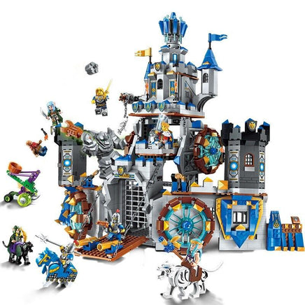 Block Castle Lepining Building Block War Of Glory Castle Knights The Battle 1541pcs Educational Bricks Toy Gift 1541 pcs