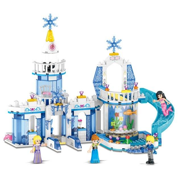 Block Castle Princess Castle Building Block Bricks Lepining Friends Girls Toys - Lusy Store