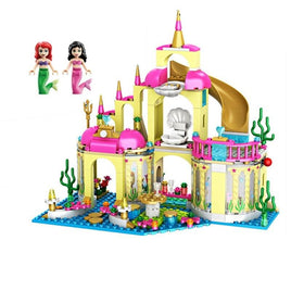 Block Castle Princess Castle Building Blocks Snow Queen Elsa Anna Cinderella Ariel Figure Compatible Lepining - Lusy Store