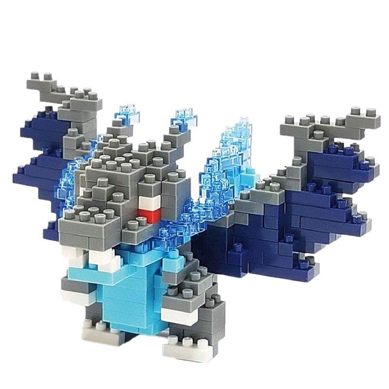 Blocks Pokemon Nano Block Mega Lizard 200pcs Mini Micro Block Building Bricks Toys - Lusy Store