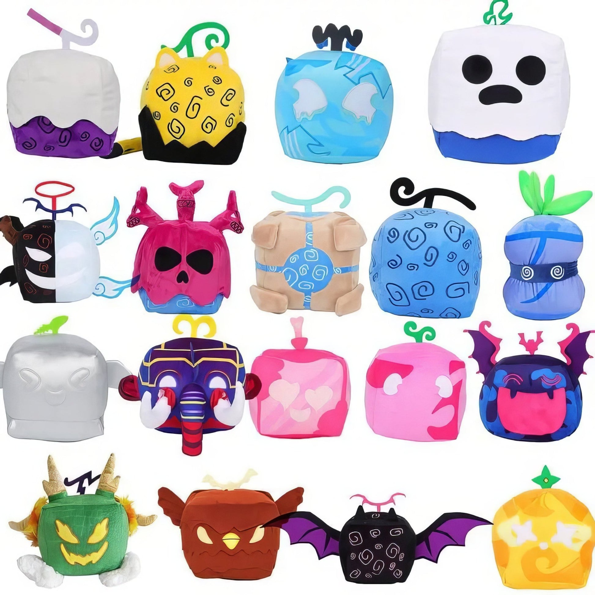 Blox Fruits Plush Cute Stuffed for TV Fans Gift for Boys - Lusy Store LLC