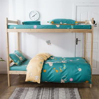 Blue Deer Students Dormitory 100% Cotton Bedding Sets Duvet Cover Bed Sheet Bed Linen Kids Bedding Sets Twin/Full/Queen/King Size - Lusy Store