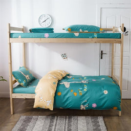 Blue Deer Students Dormitory 100% Cotton Bedding Sets Duvet Cover Bed Sheet Bed Linen Kids Bedding Sets Twin/Full/Queen/King Size