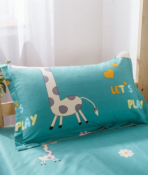 Blue Deer Students Dormitory 100% Cotton Bedding Sets Duvet Cover Bed Sheet Bed Linen Kids Bedding Sets Twin/Full/Queen/King Size - Lusy Store