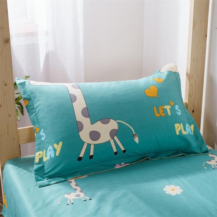 Blue Deer Students Dormitory 100% Cotton Bedding Sets Duvet Cover Bed Sheet Bed Linen Kids Bedding Sets Twin/Full/Queen/King Size - Lusy Store