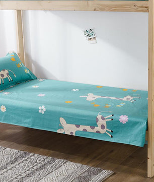 Blue Deer Students Dormitory 100% Cotton Bedding Sets Duvet Cover Bed Sheet Bed Linen Kids Bedding Sets Twin/Full/Queen/King Size - Lusy Store