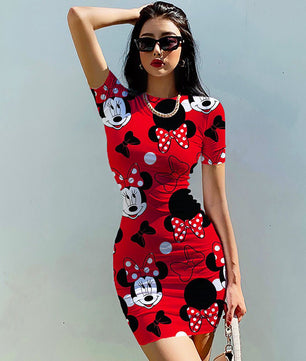 Bodycon Dresses Sexy Club Dress Evening Women Slim Mini Dress D501 - Lusy Store