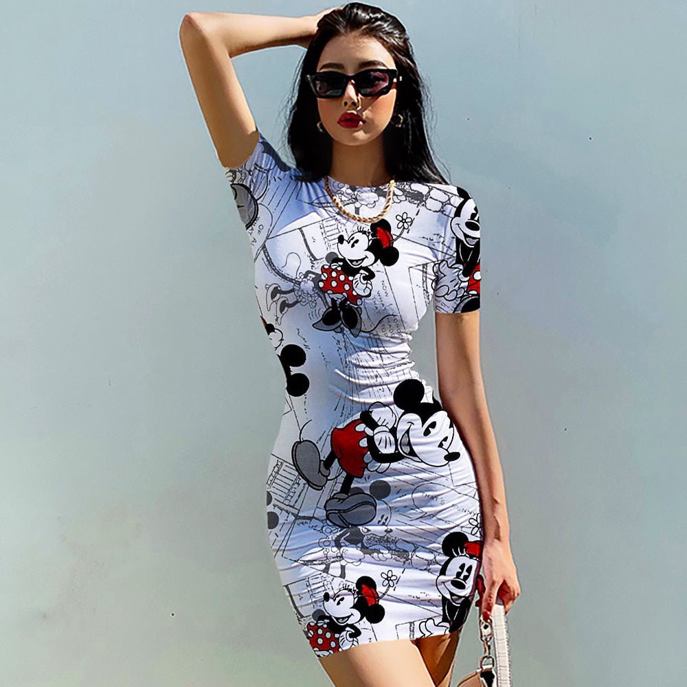 Bodycon Dresses Sexy Club Dress Evening Women Slim Mini Dress D501 - Lusy Store