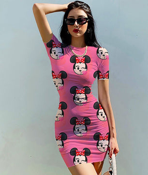 Bodycon Dresses Sexy Club Dress Evening Women Slim Mini Dress D501 - Lusy Store