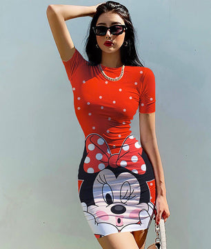 Bodycon Dresses Sexy Club Dress Evening Women Slim Mini Dress D501 - Lusy Store