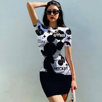 Bodycon Dresses Sexy Club Dress Evening Women Slim Mini Dress D501 - Lusy Store