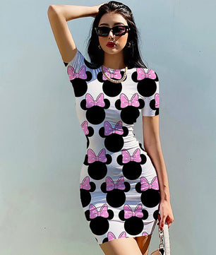 Bodycon Dresses Sexy Club Dress Evening Women Slim Mini Dress D501b - Lusy Store