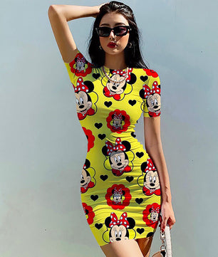Bodycon Dresses Sexy Club Dress Evening Women Slim Mini Dress D501b - Lusy Store