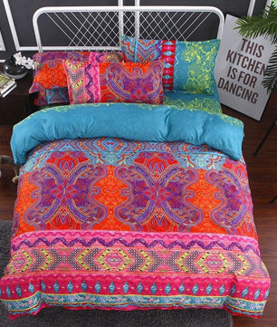 Boho Bedding 3D Mandala Duvet Cover Set With Pillowcase Bedlinen Home Textile - Lusy Store