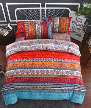 Boho Bedding 3D Mandala Duvet Cover Set With Pillowcase Bedlinen Home Textile - Lusy Store