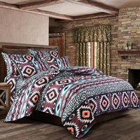 Boho Bedding 3D Printed Mandala Bedlinen Home Textile Purple