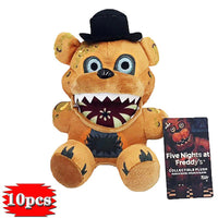 Bonnie Plush 10pcs FNAF Stuffed & Plush Animals 7inch Birthday Christmas Gifts For Kids - Lusy Store LLC